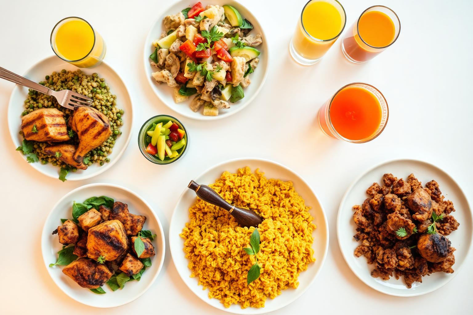 Sélection de plats LBCeats